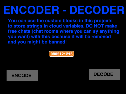 Encoder Decoder