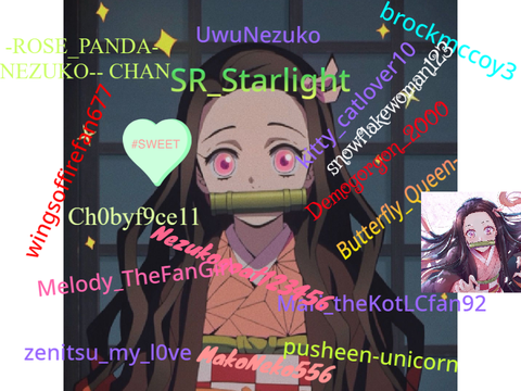 ♥ Sign if you love Nezuko!! ♥ PLEASE SIGN!!!!! remix x3 remix remix