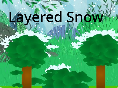 Layered snow