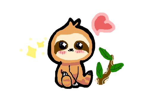 Sloth (cute) + music