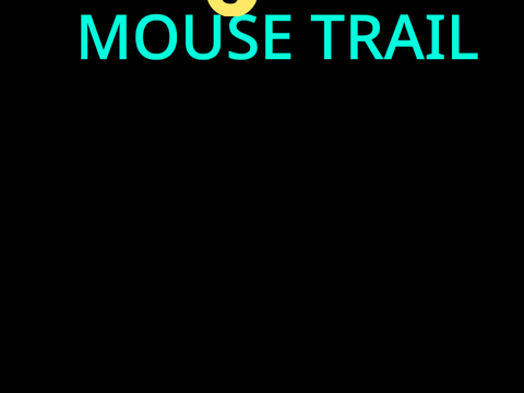 First mouse trail!