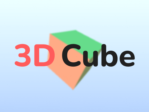 3D Cube / 3D 方塊