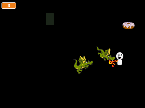 Escaping the dragon! (GAME)