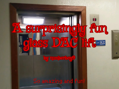 DAC glass lift at a car park somewhere