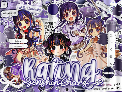 ☆ rating genshin chars?! 