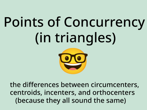 Points of Concurrency 