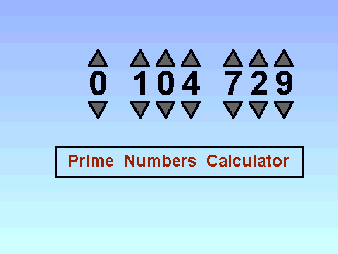 Prime Numbers Calculator