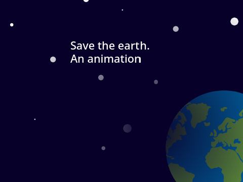 Save The Earth, We Only Have 1. belated lol