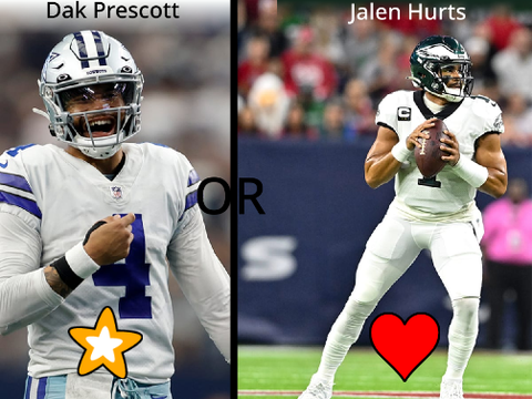 Dak Prescott or Jalen Hurts