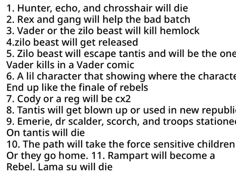 Bad batch season 3 theories