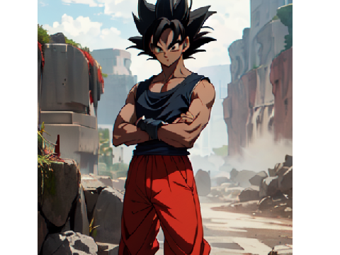 My DBZ Saiyan OC 