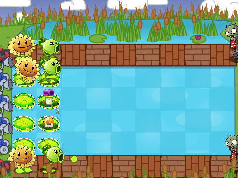 PVZ level "the lake" remix remix-2 copy