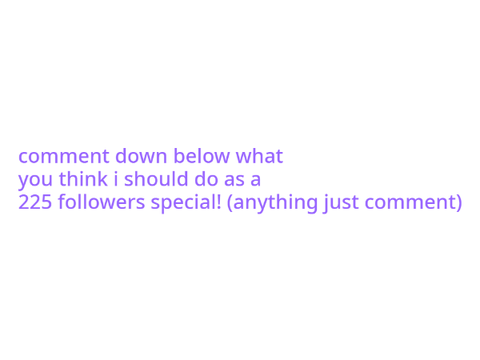 Plans for 225 followers