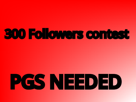 300 followers anything contest