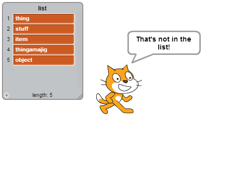"Item # of [ ] In List" Block