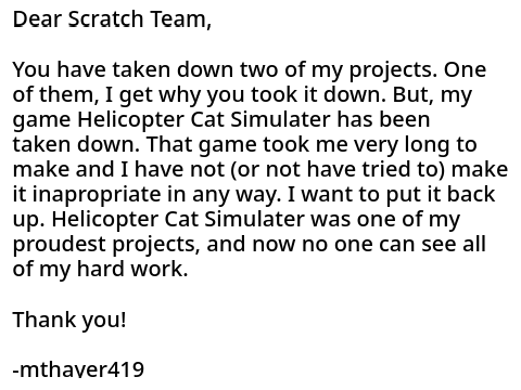 SCRATCH TEAM SEE THIS!!!