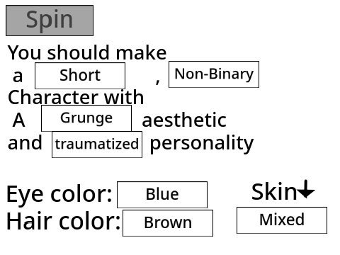 Random OC prompts