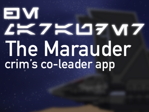 (mystery ftw >:))) the marauder ☠️ crim’s swc co-leader app