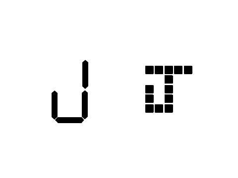 Vector Font(s): Digits