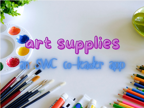 [folklore!! <3] "art supplies" - chocolate's swc co-leader app