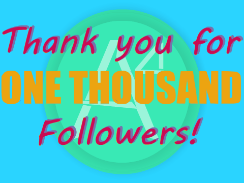 1000 Followers!