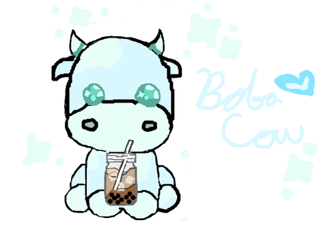 Boba: cow themed
