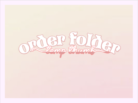 o͟r͟d͟e͟r͟ ͟f͟o͟l͟d͟e͟r͟ 