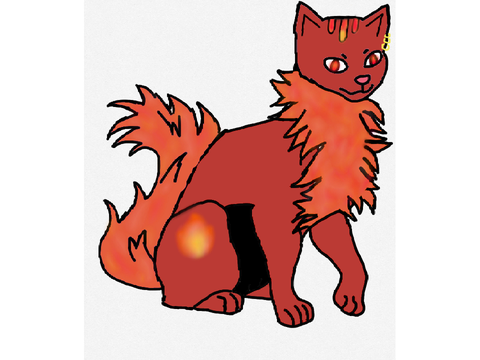 Fire kitty :o