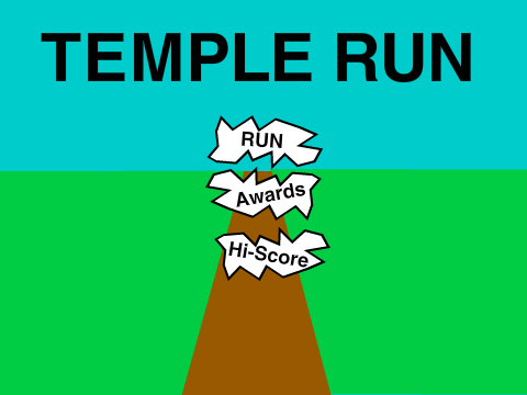 Temple run scratched