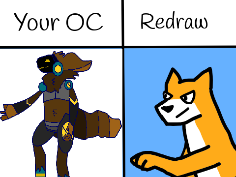 I'll Redraw Your OC In My Style remix