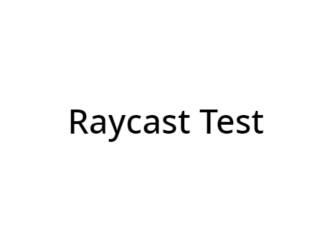 Raycasting Test (optimized)