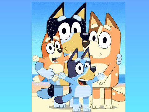 i love bluey