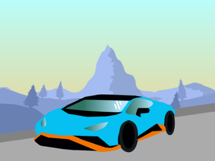 Lamborghini Art ( 4 hours of work )