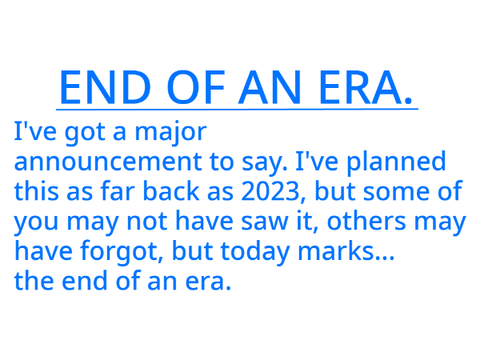 End of An Era