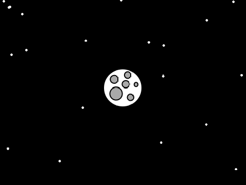 Full Moon Night Parallax