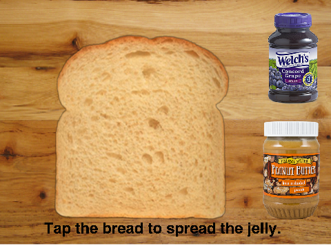 How to make a PB and J sandwich