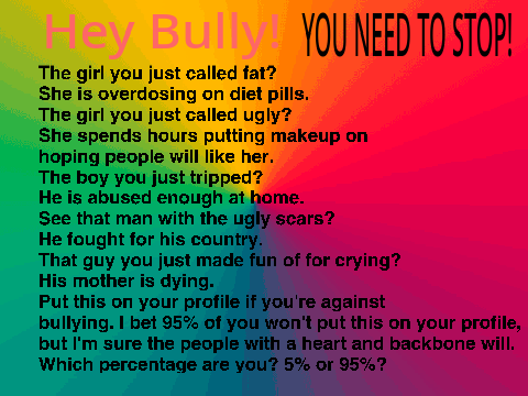 STOP BULLYING!! remix remix