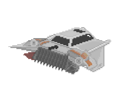 Snowspeeder Pixel Art