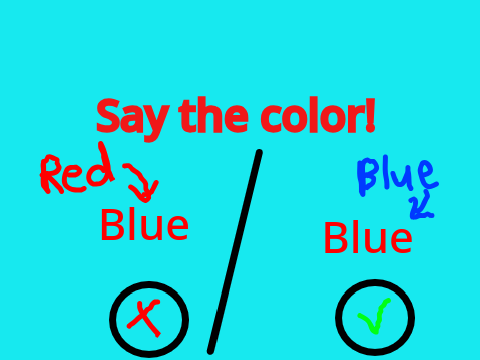 Say the color as FAST as POSSIBLE!