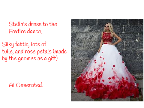 Stella's Dress to the Foxfire dance