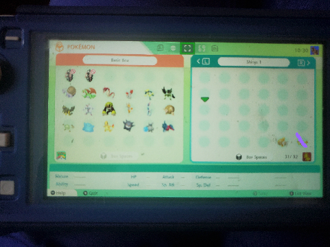 My shinys