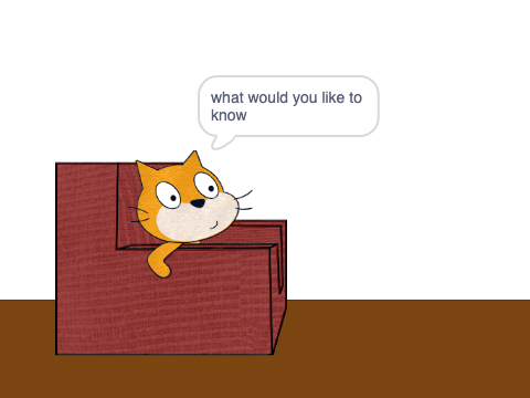 Scratch cat answers your questions! [ver:0.1]