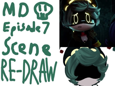 Murder Drones Episode 7 scene REDRAW!!