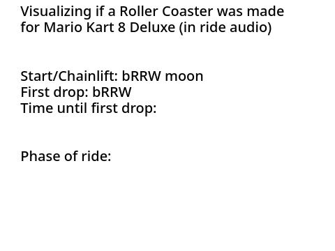 MK Roller Coaster Audio Sequence