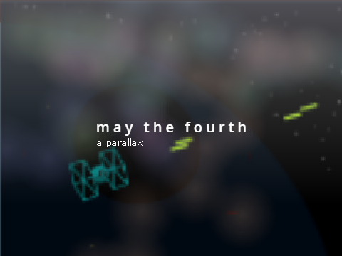 may the fourth | parallax