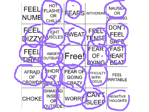 Anxiety Bingo… remix