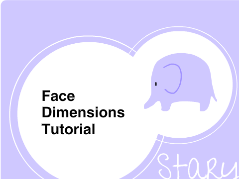 Face Dimensions Tutorial