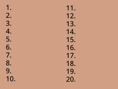 Match list Template