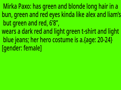 Mirka Bakugou/Paxo