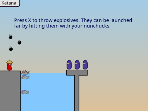The Ninja 9 /weapons unlimited with boomerang and bombs